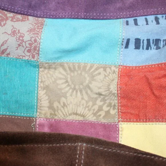 Lucky Brand Leather Crossbody purse BOHO LOOK! - Picture 3 of 14